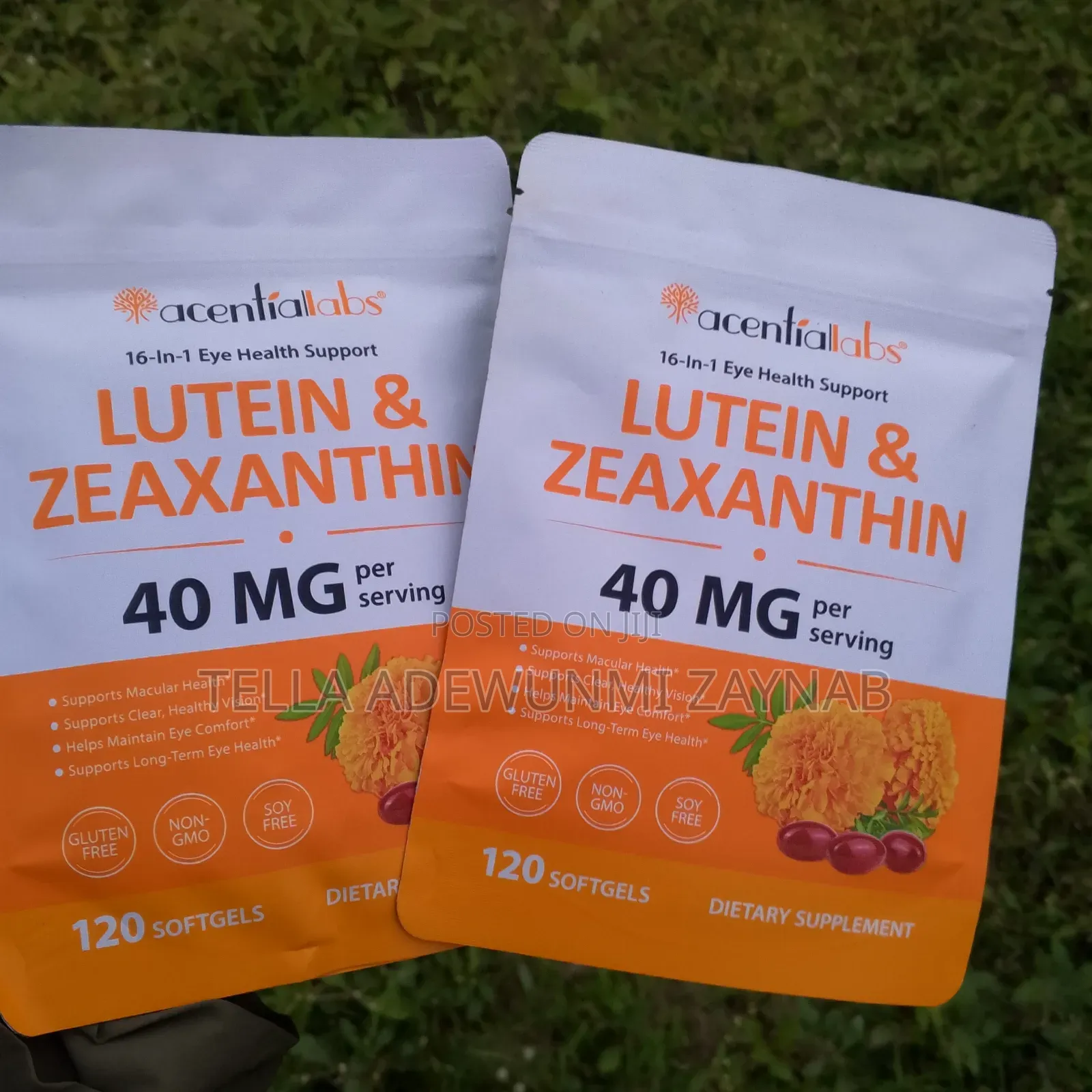 Lutein Zeaxanthin Softgel -Eye Supplements
