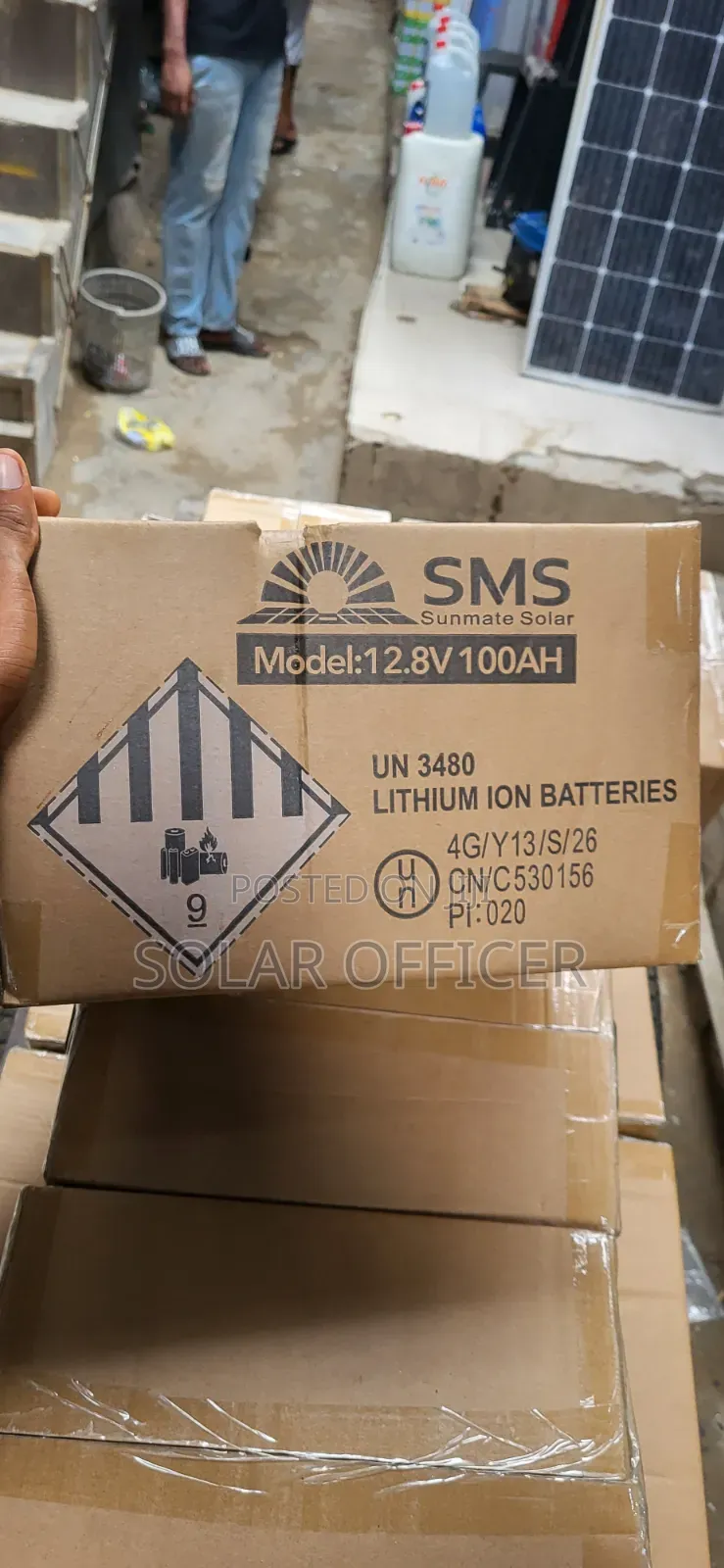 100ah 12.8v Lithium Battery SMS