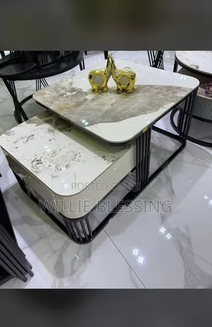 Brand New 2 In1 Marble Center Table