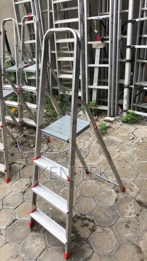 4 Step German Aluminium Folding Step Ladder