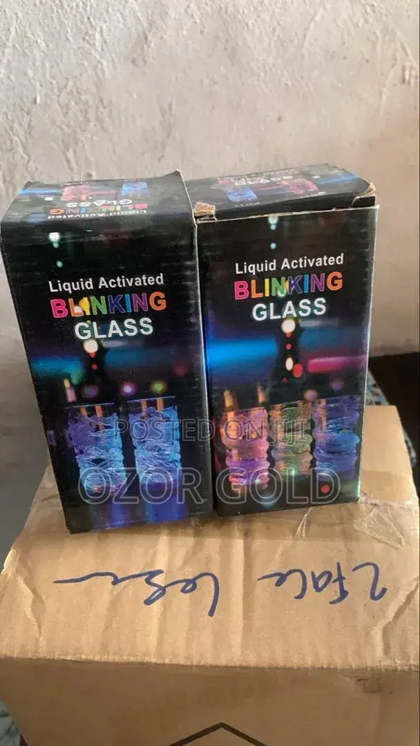 Blinking Glass Cup With Led Light