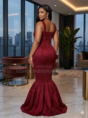 Mermaid Gown With Small Strap - Style 932