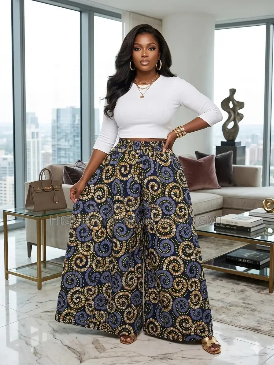 Crop Top-and Big Pants - Style 932