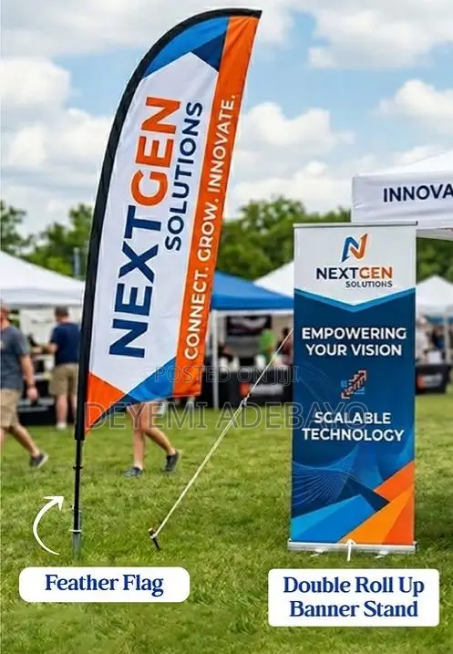 Roll Up Flag Feather Banner