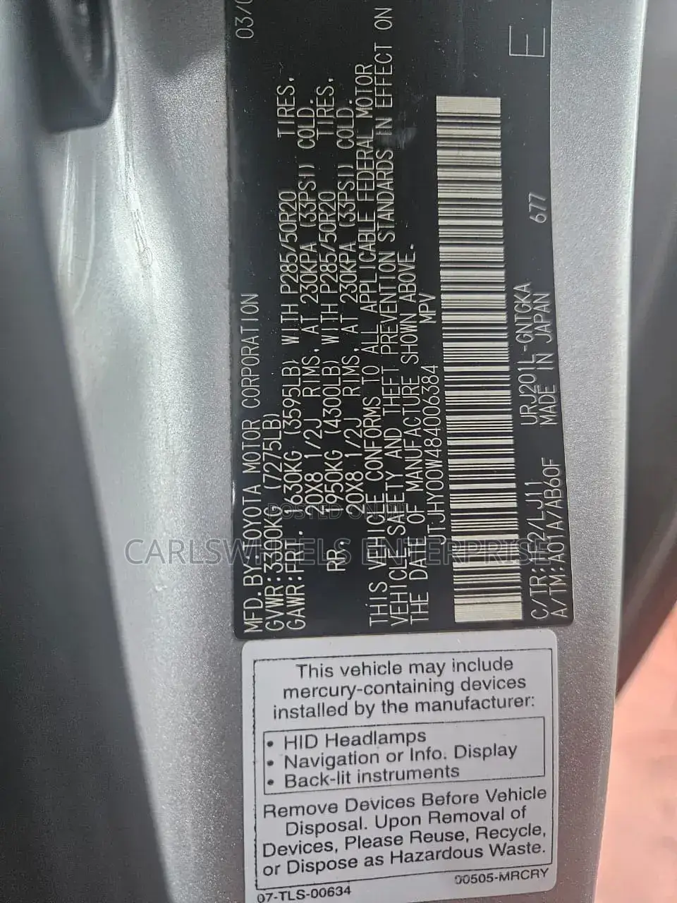 Toyota HiAce 2006 Grey