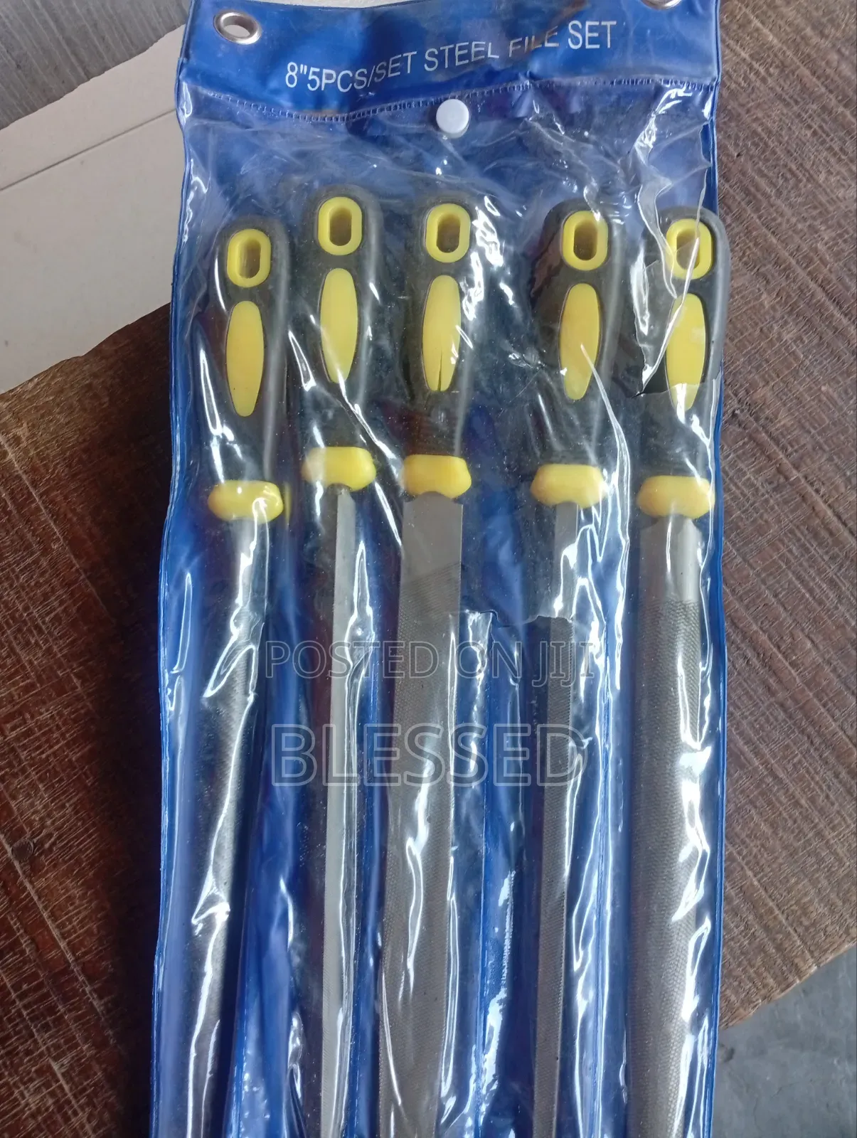 8" 5pic/Set Steel File Set
