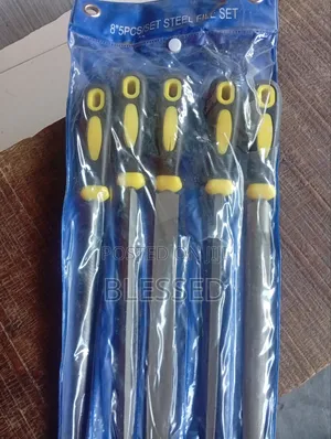 8" 5pic/Set Steel File Set
