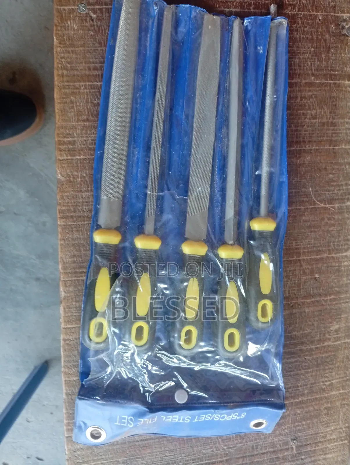 8" 5pic/Set Steel File Set