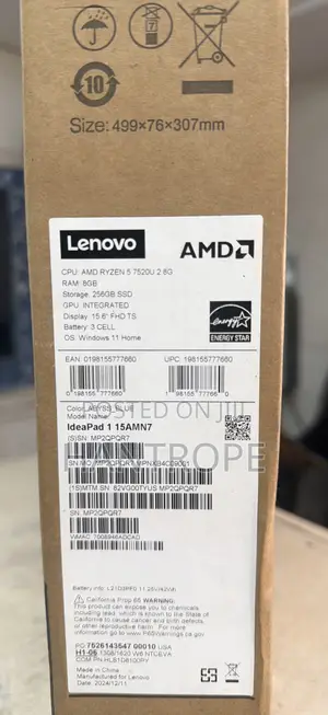New Laptop Lenovo IdeaPad 1 8GB AMD Ryzen 5 SSD 256GB