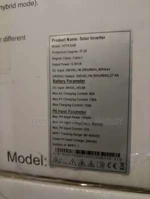 High Quality 6.3kva Zenmax Hybrid Inverter.