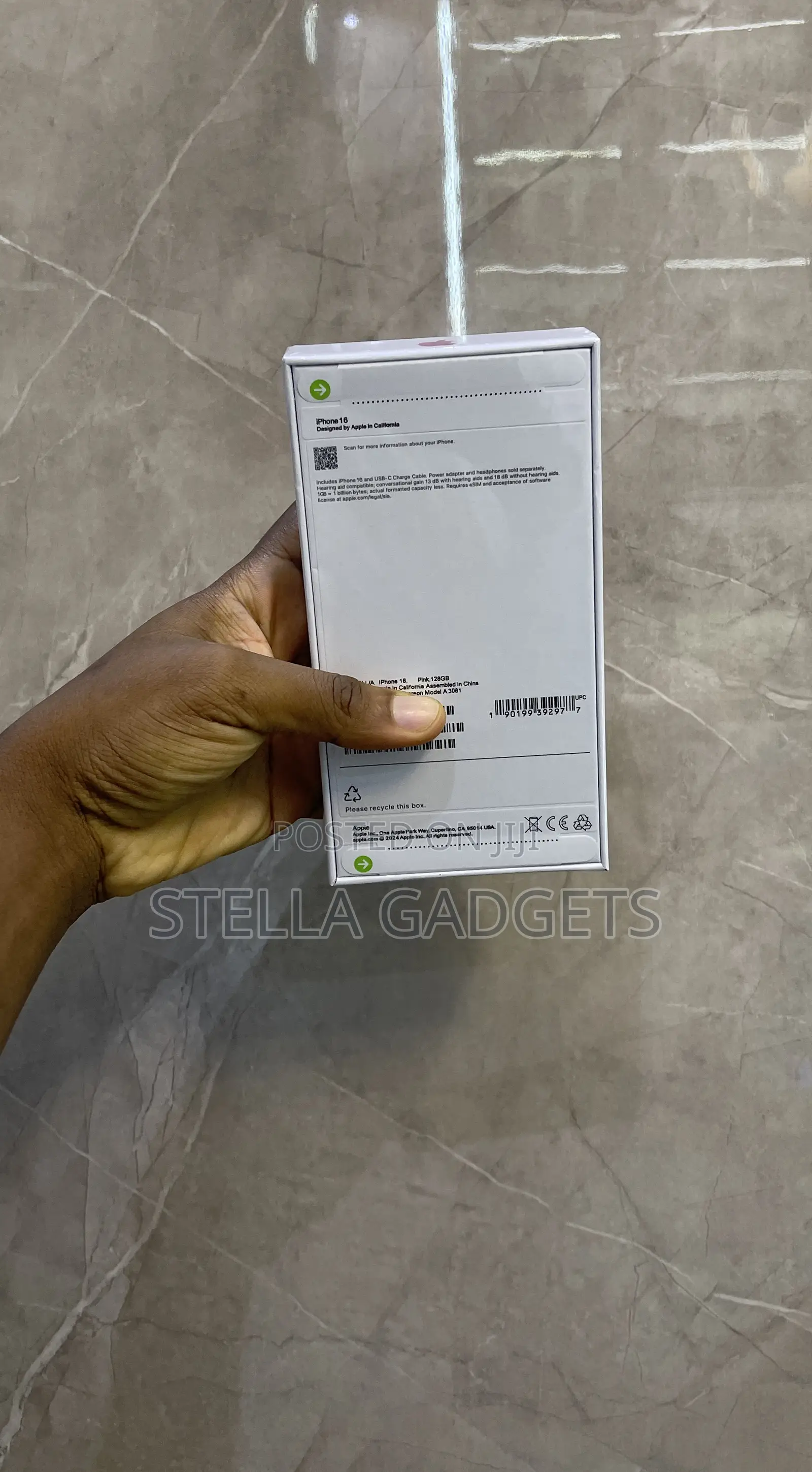 New Apple iPhone 16 128 GB Pink