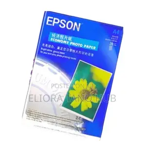 Epson Photo Paper for Inkjet Printer - 1 Pack - 20 Sheets