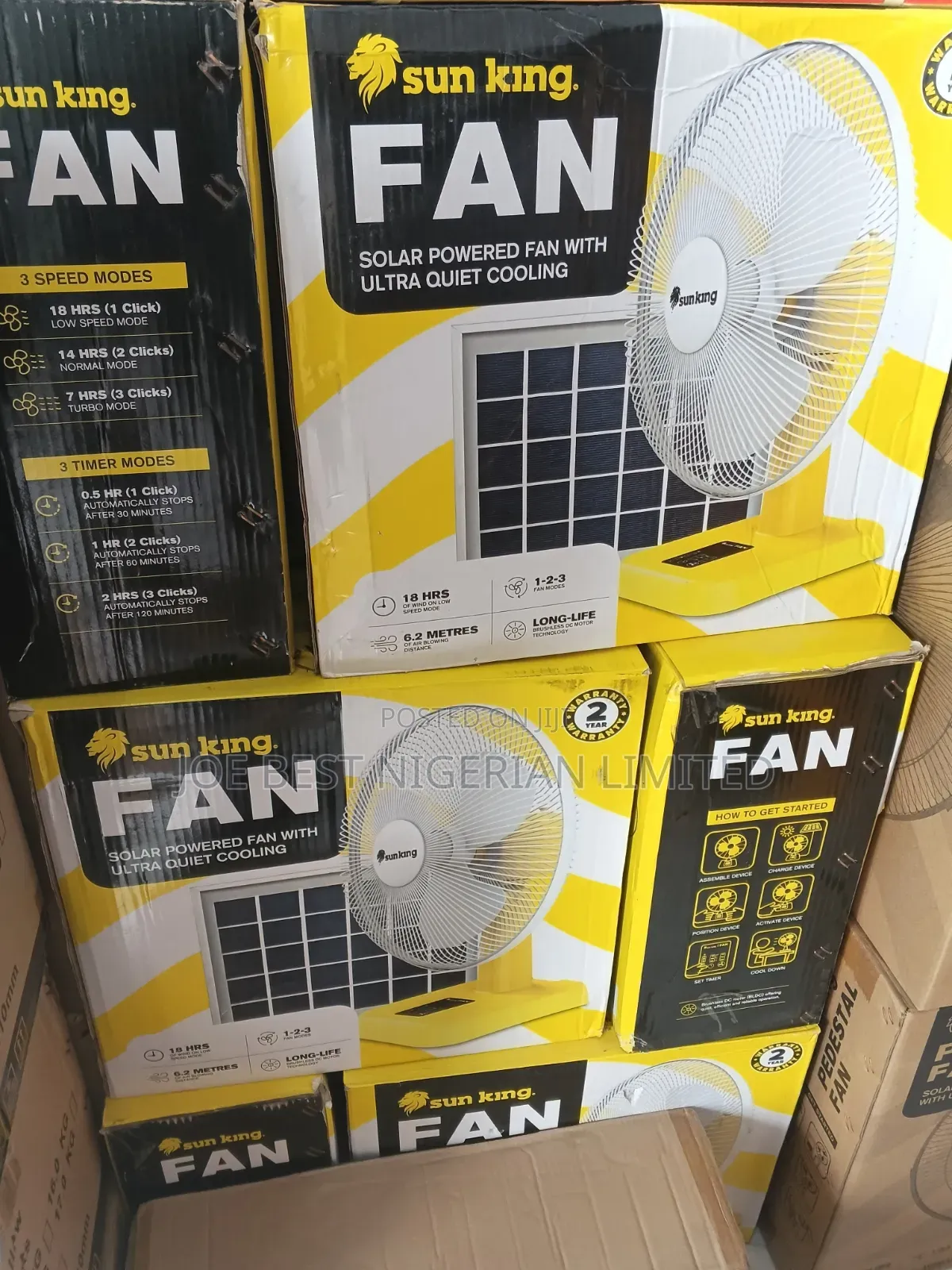 Solar Table Fan