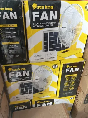 Solar Table Fan