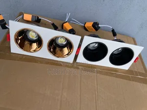 Recessed Led Cob Downlights With Adjustable Spotlight