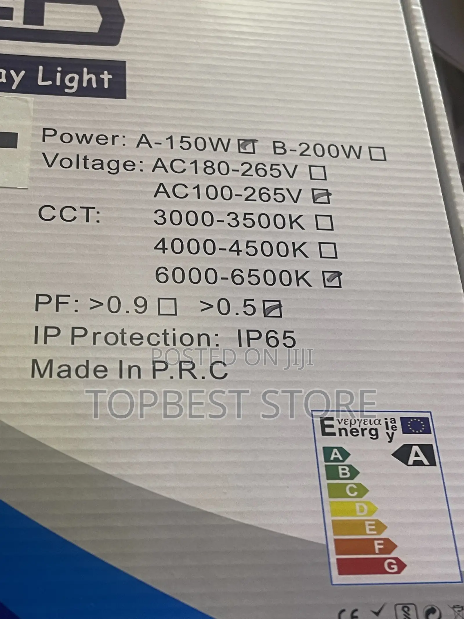 High Bay Light 150w