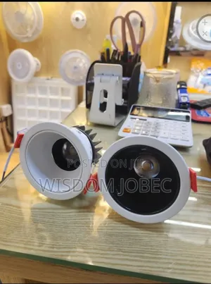 Recessed Led Cob Downlights With Adjustable Spotlight