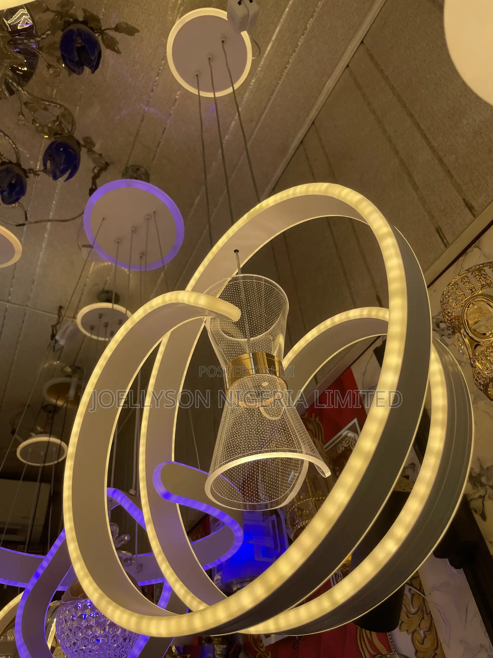 Spiral Led Chandelier