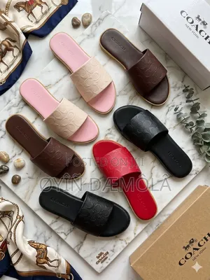 High Quality Coach Slippers