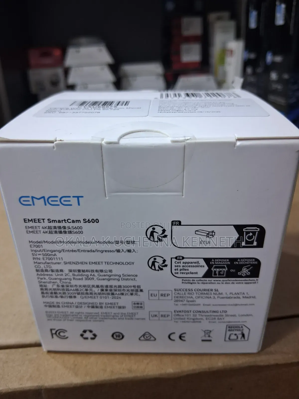 S600 Emeet Smartcam Streaming Webcam