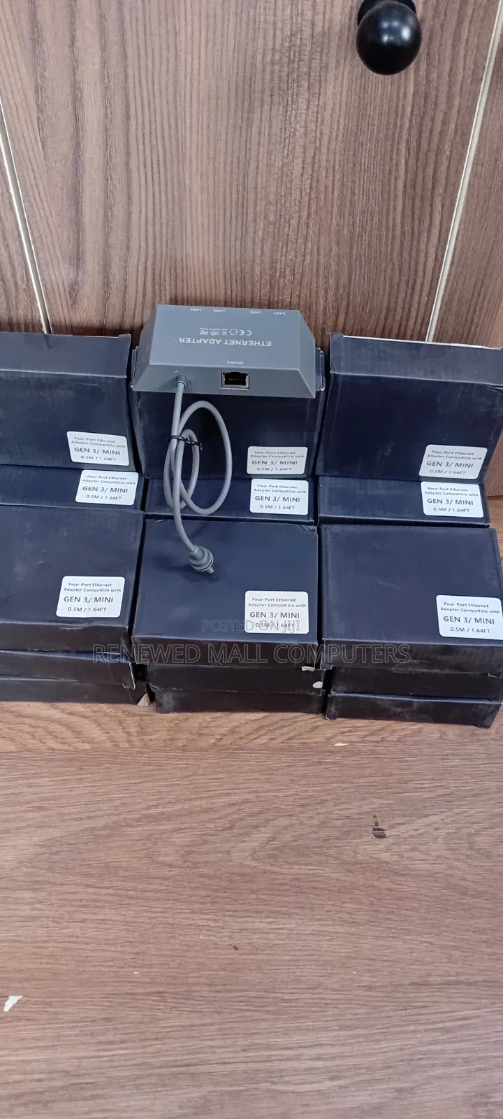Four Port Ethernet Adapter Compatible With Gen3/Mini 0.5m/1.64ft