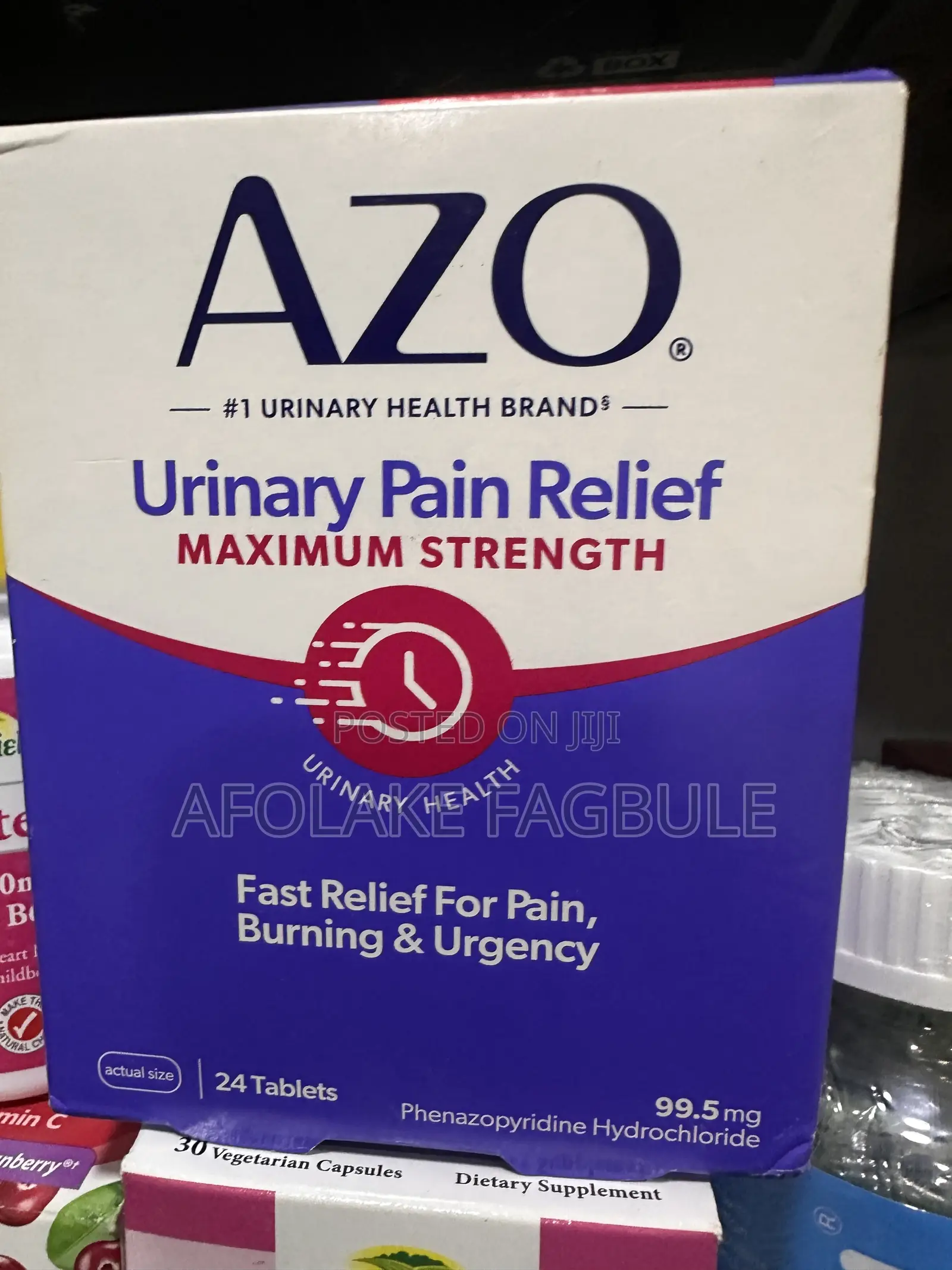 Azo Urinary Pain Relief – Maximum Strength