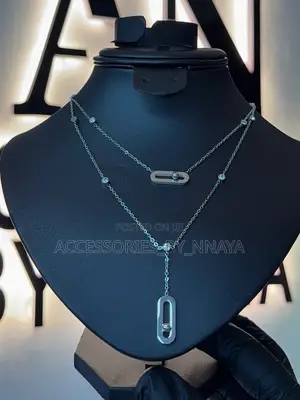 Silver Double Layer Necklace