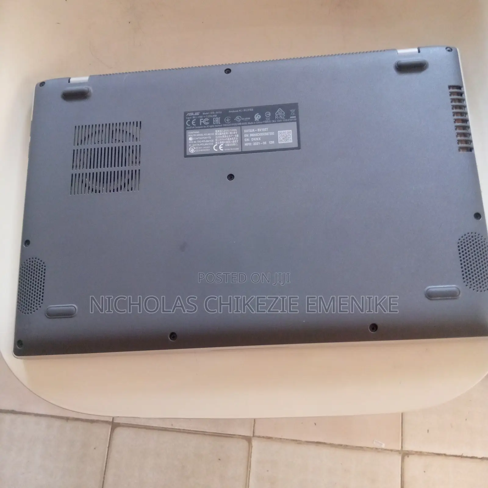 New Laptop Asus 8GB Intel Core i3 HDD 1T