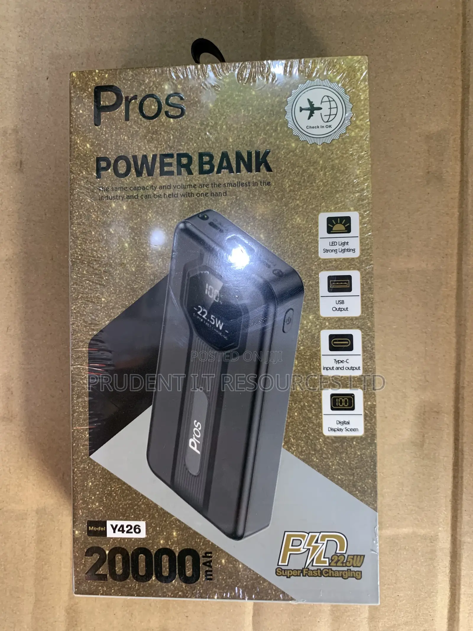 Pros Power Bank 20,000mah
