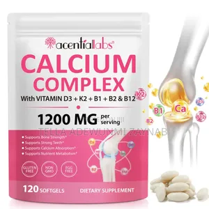 Calcium With Vit D3 ,B1,B2,B12 -Calcium Supplements for Strong Bones