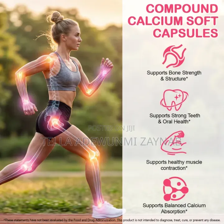 Calcium With Vit D3 ,B1,B2,B12 -Calcium Supplements for Strong Bones