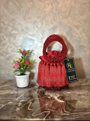 Beaded Bag ( Crimson Desire)