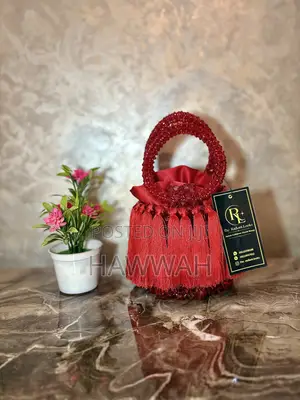 Beaded Bag ( Crimson Desire)
