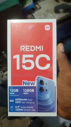 New Xiaomi Redmi 15C 4G 128 GB Black