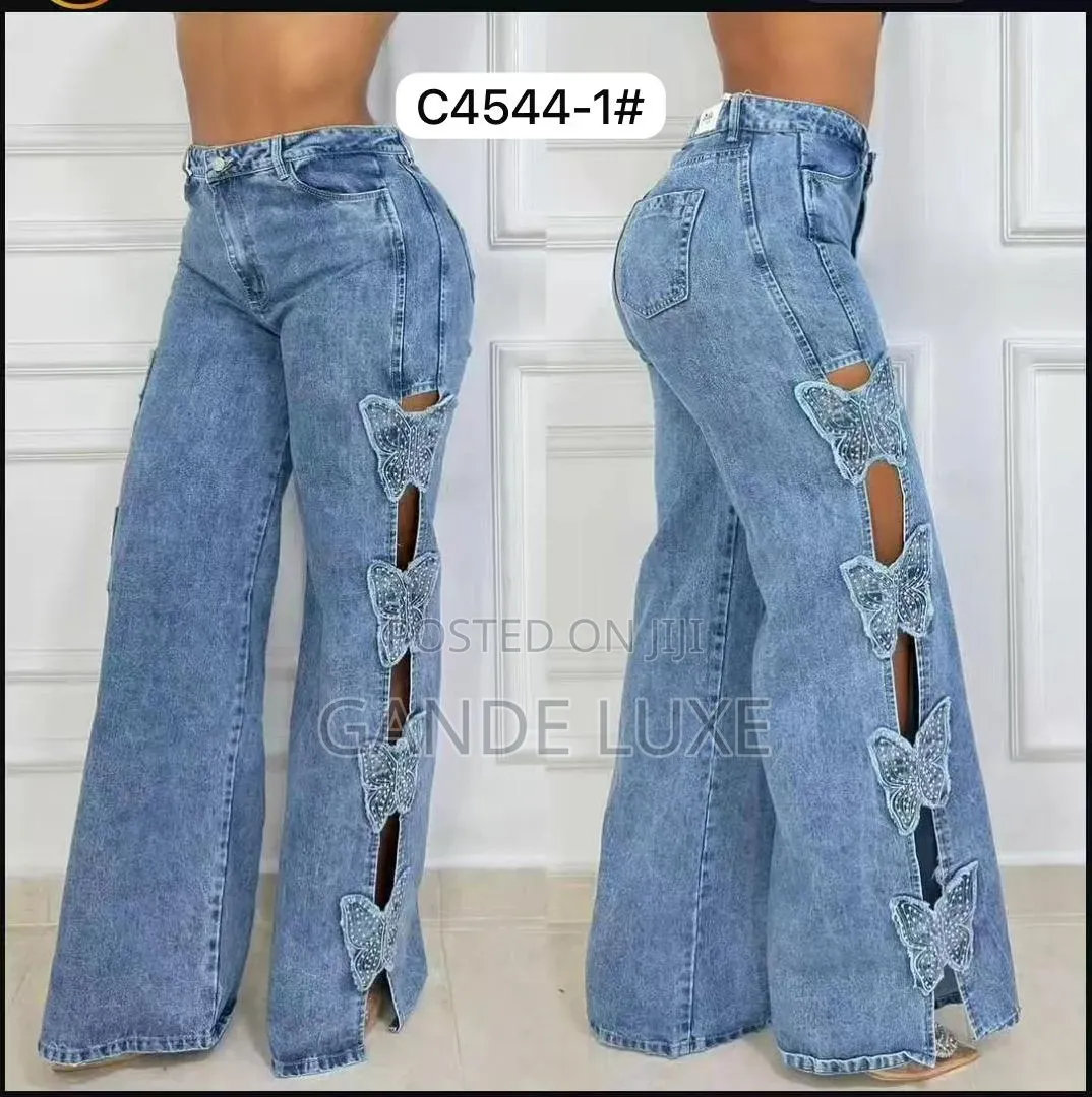 Butterfly Jeans for Ladies