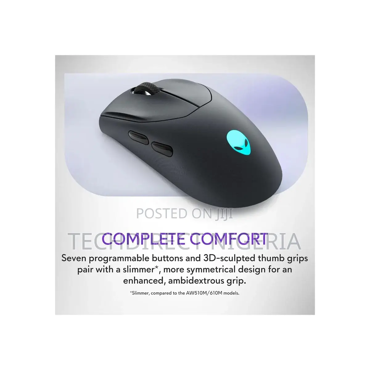 Alienware Aw720m Tri-Mode Wireless Gaming Mouse - Dark Moon