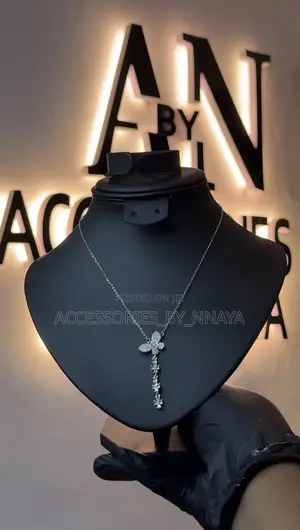 Silver Butterfly Pendant Necklace