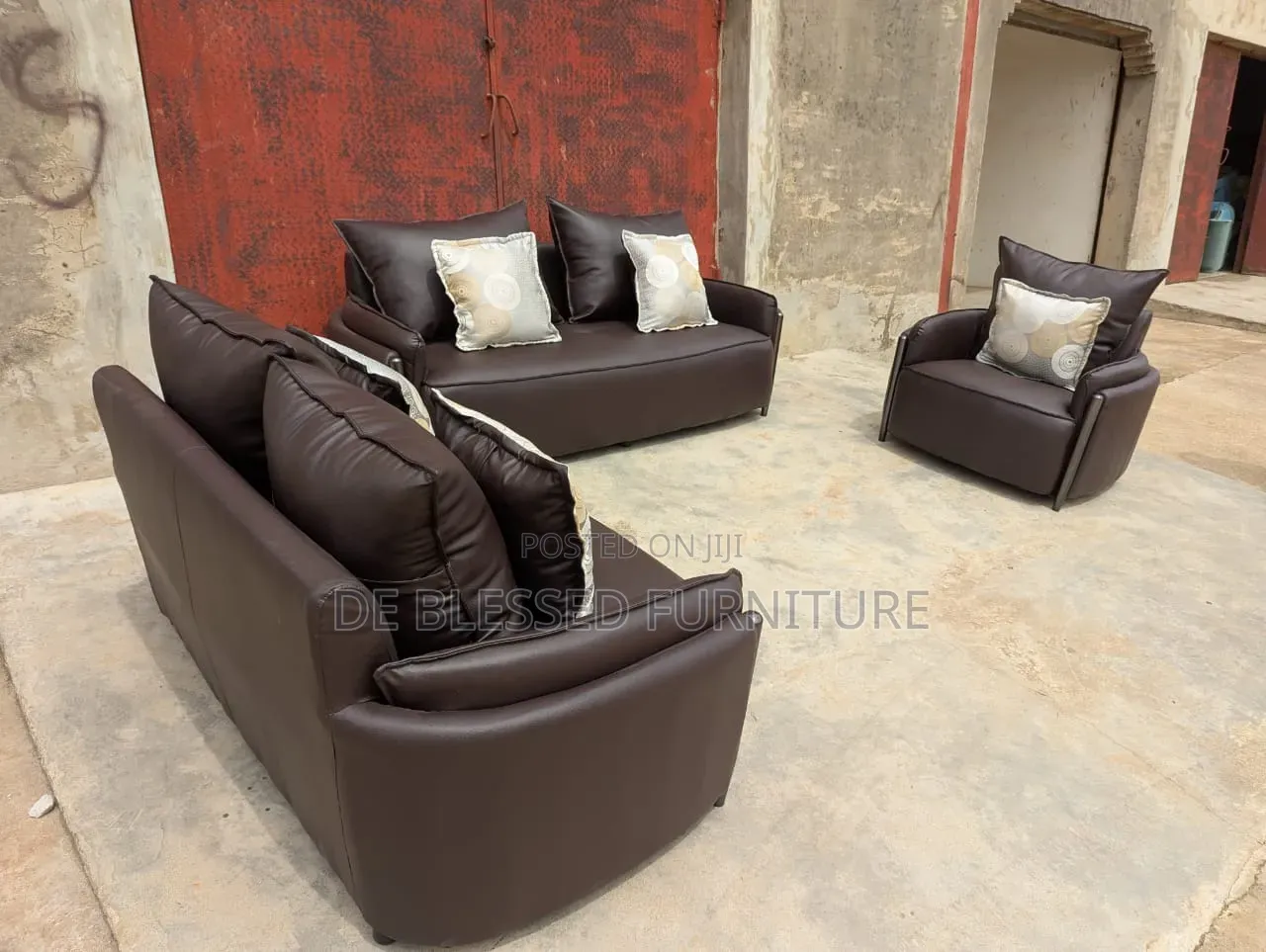Imported Leather Sofa