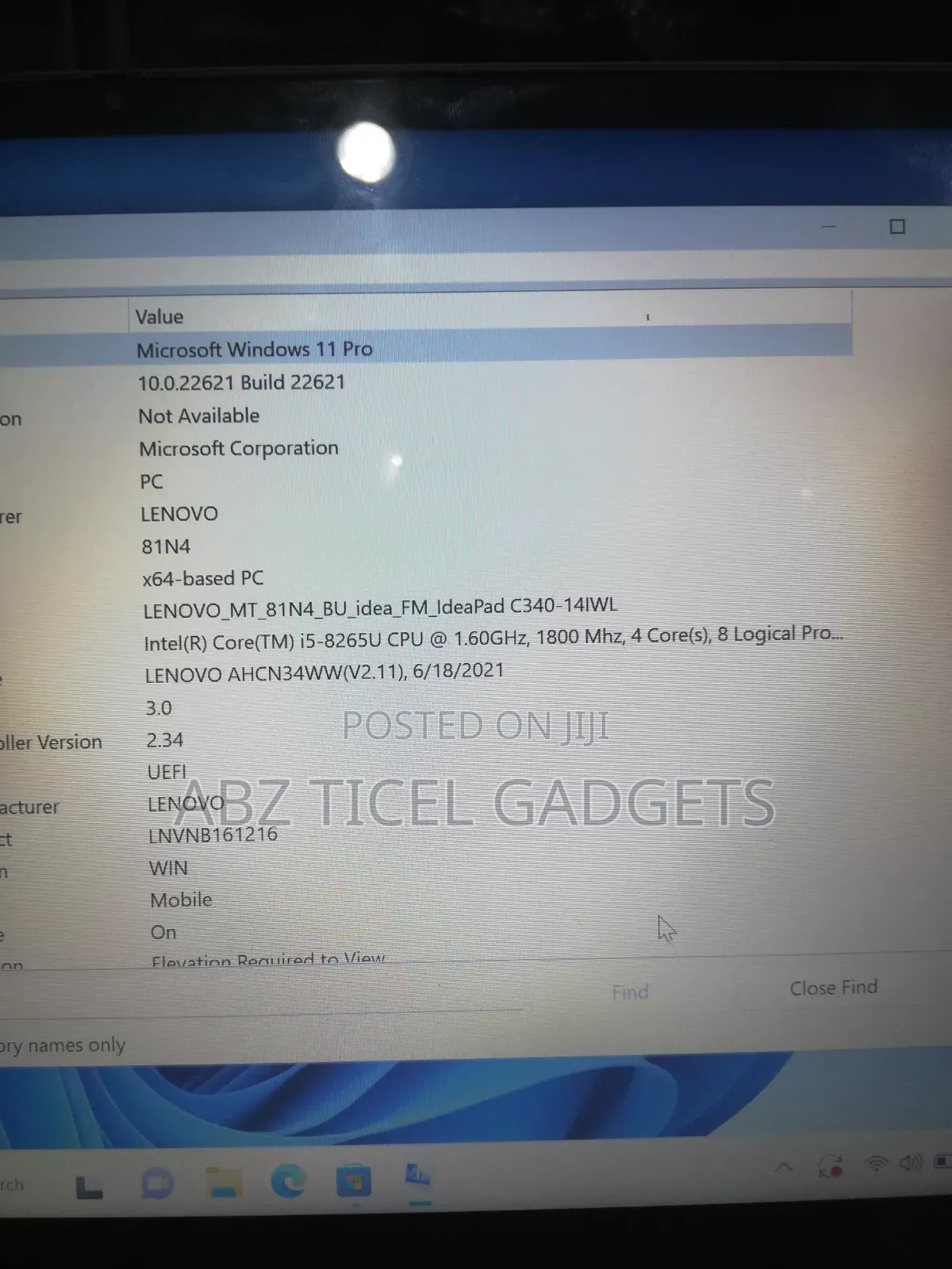 Laptop Lenovo IdeaPad 330C 8GB Intel Core i5 SSD 256GB