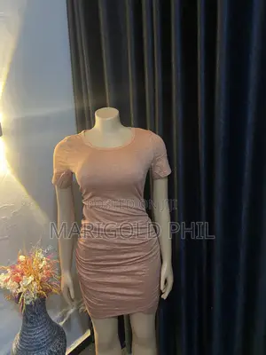 Orange Short Skimpy Gown