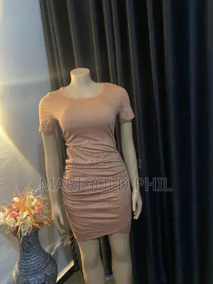 Orange Short Skimpy Gown