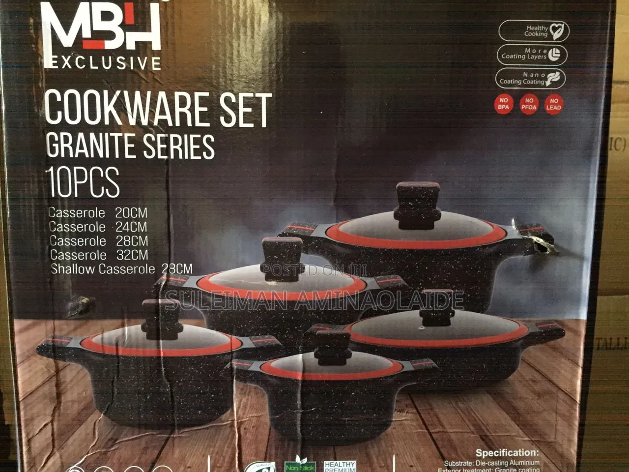 Mba Cooking Pots Granite