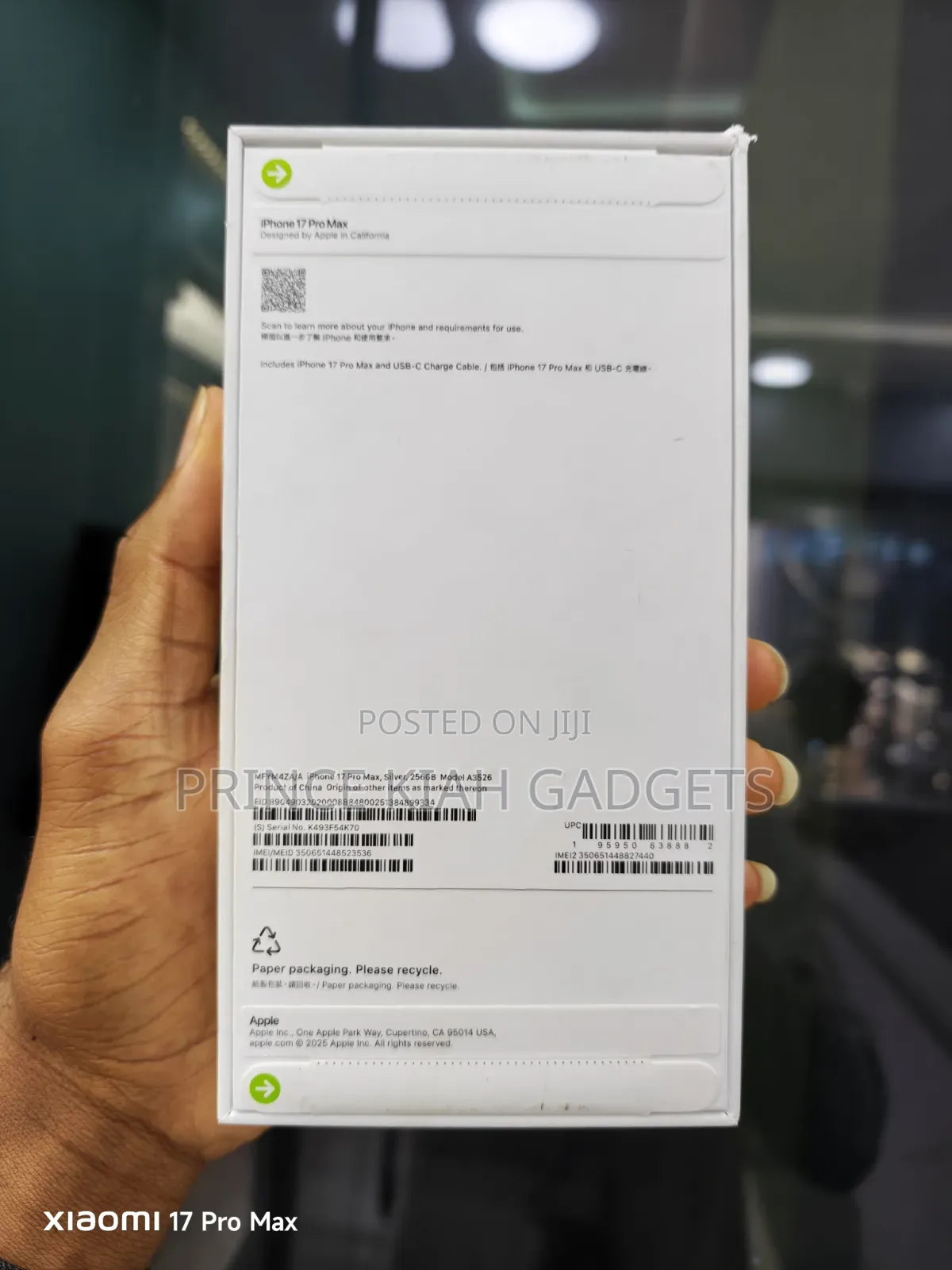 New Apple iPhone 17 Pro Max 256 GB Silver