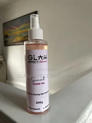 Sunset Glow Oil For An Amazing Skin ,Lightweight And Toning.