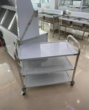 2/3 Step Stainless Food Trolley