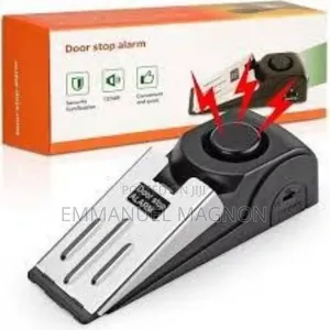 Door Stop Alarm Security Device – Portable Anti Theft Door Security
