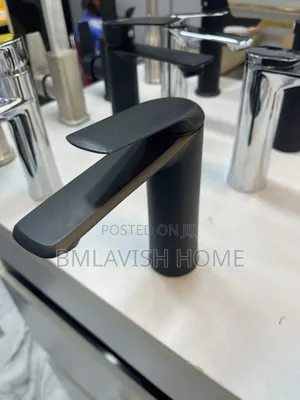 Matt Black Basin Mixer Tap