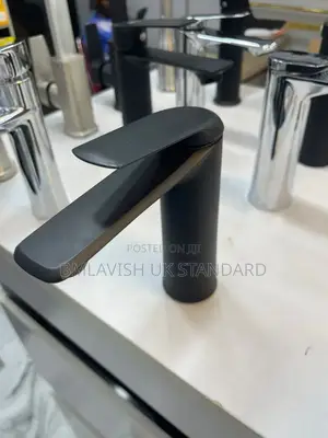 Matt Black Basin Mixer Tap