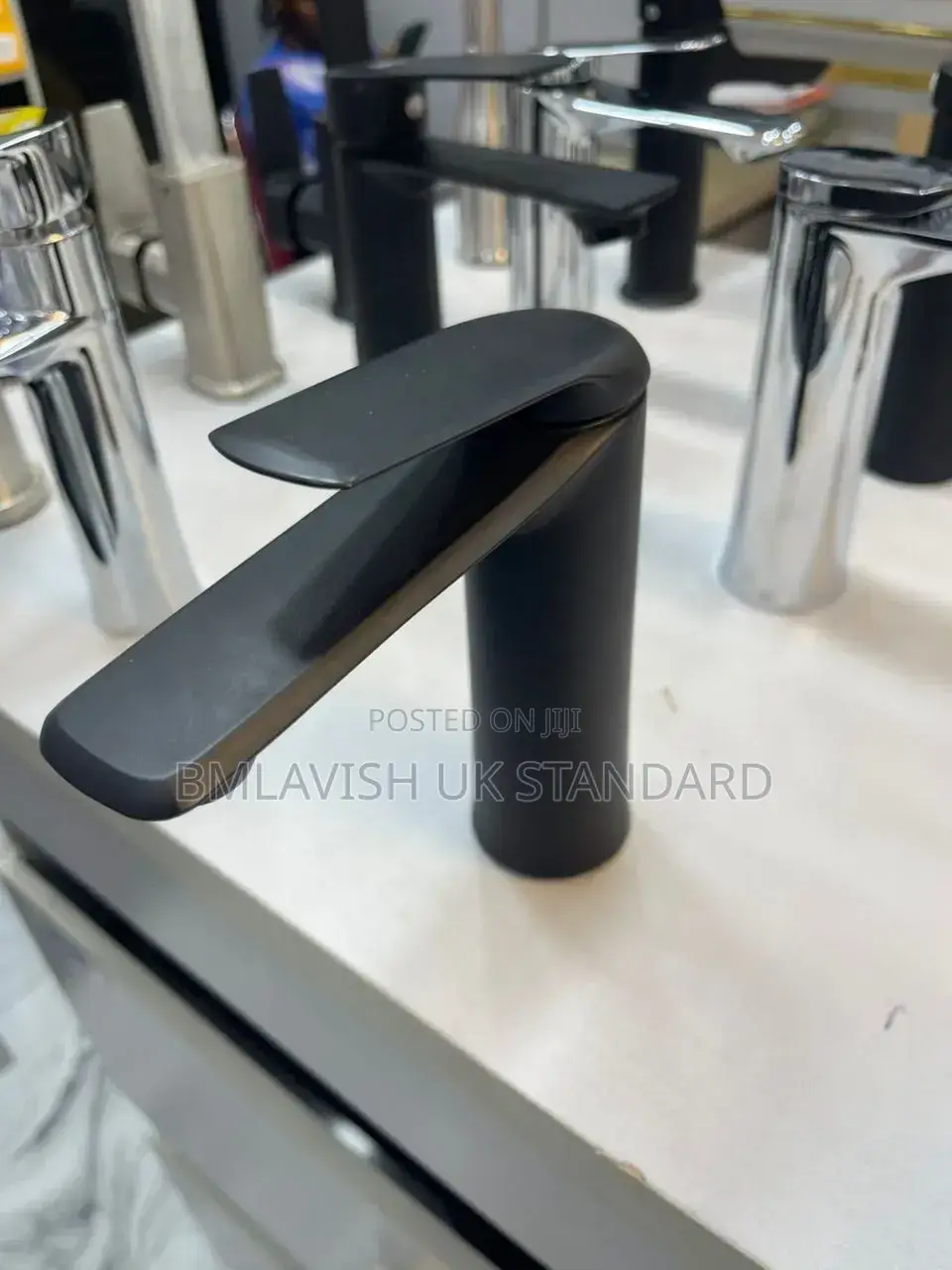 Matt Black Basin Mixer Tap