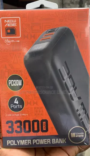 33,000mah New Age Power Bank